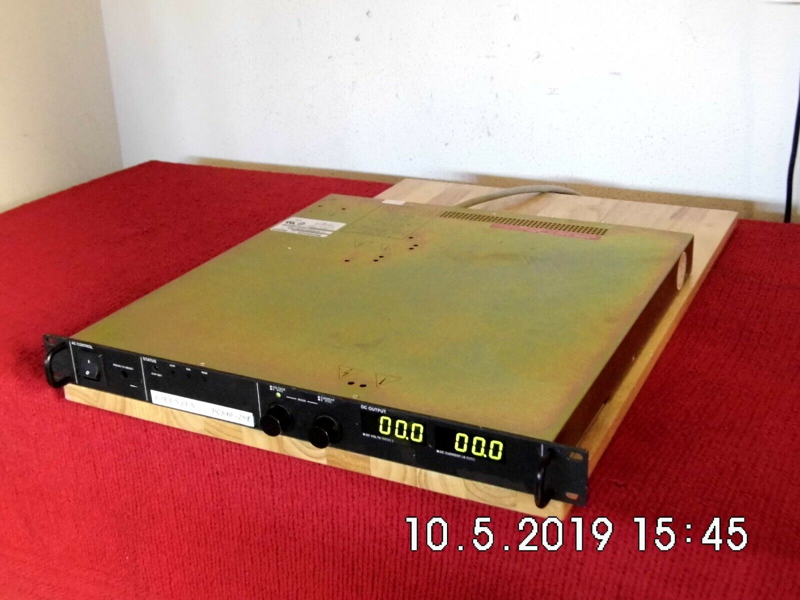 Sorensen DCS40-25E 0-40 V, 0-25 A, Power Supply Sorensen DCS40-25E 0-40 V, 0-25 A, Power Supply
